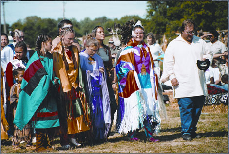 Native Harvest Festival at Cahokia Mounds, Collinsville credit Kim Huskey