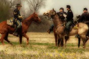 Civil War fighting Riding horses Civil War